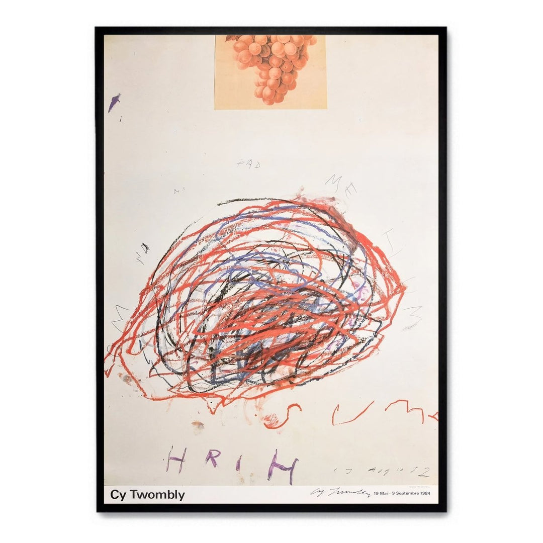 Cy Twombly Poster (1984) - Theposter