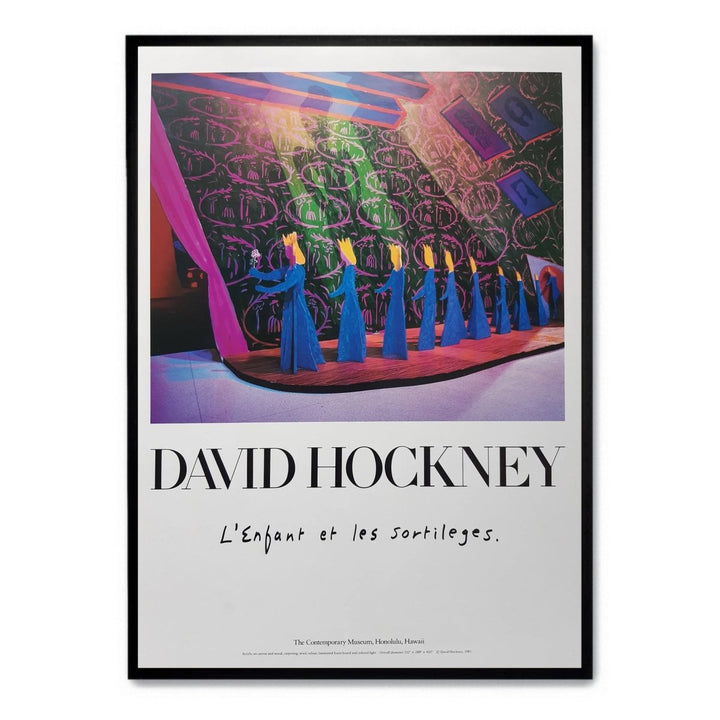 David Hockney Contemporary Museum Honolulu Exhibition Poster - Theposter