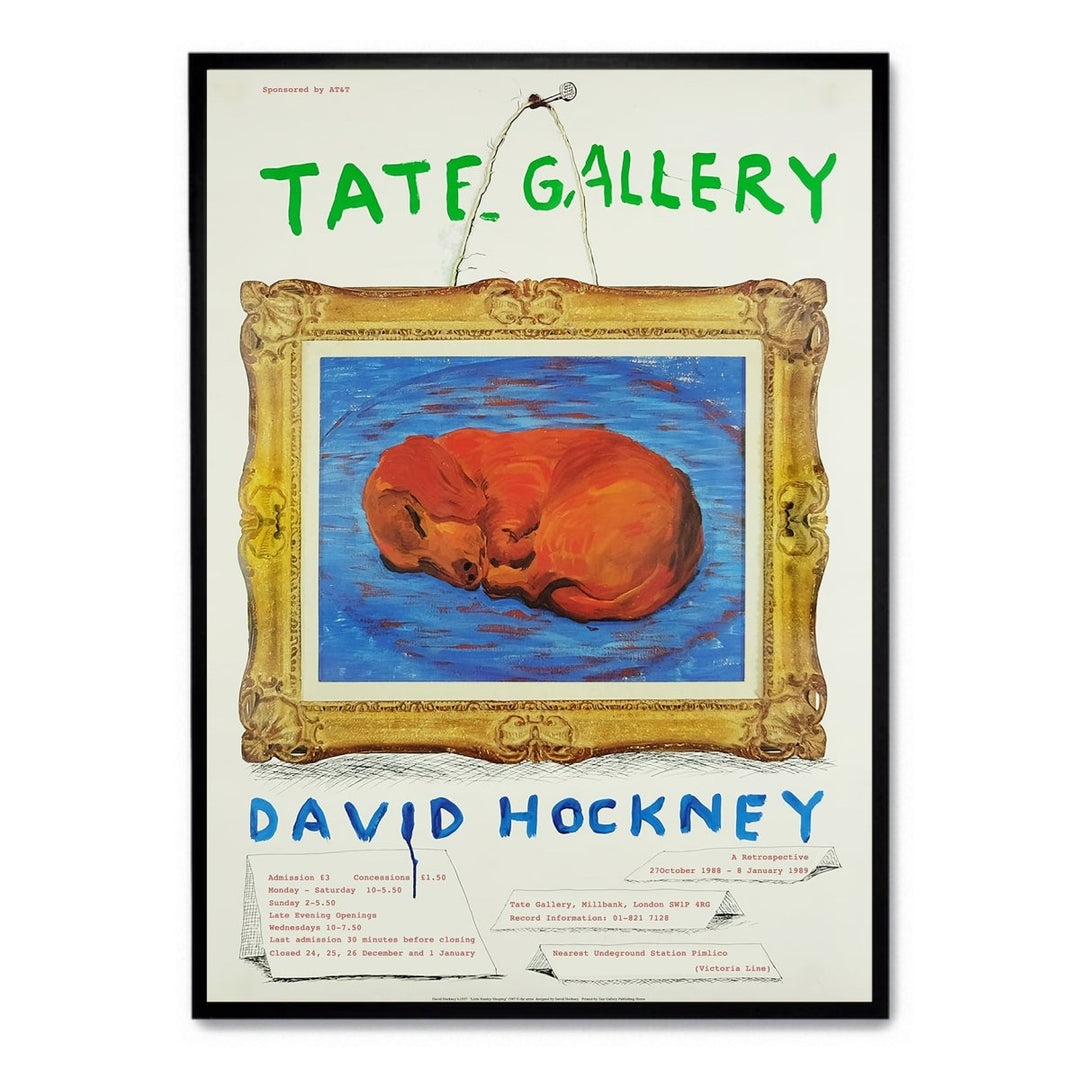 David Hockney 'Little Stanley Sleeping' 1988 - Theposter