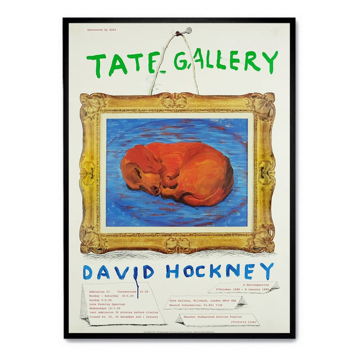 David Hockney 'Little Stanley Sleeping' 1988 - Theposter