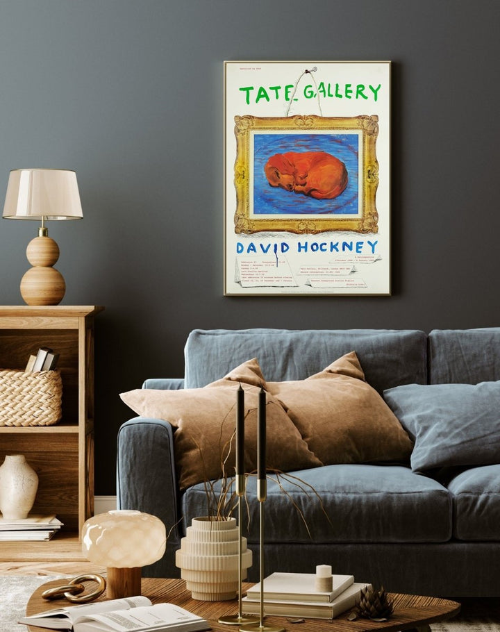 David Hockney 'Little Stanley Sleeping' 1988 - Theposter