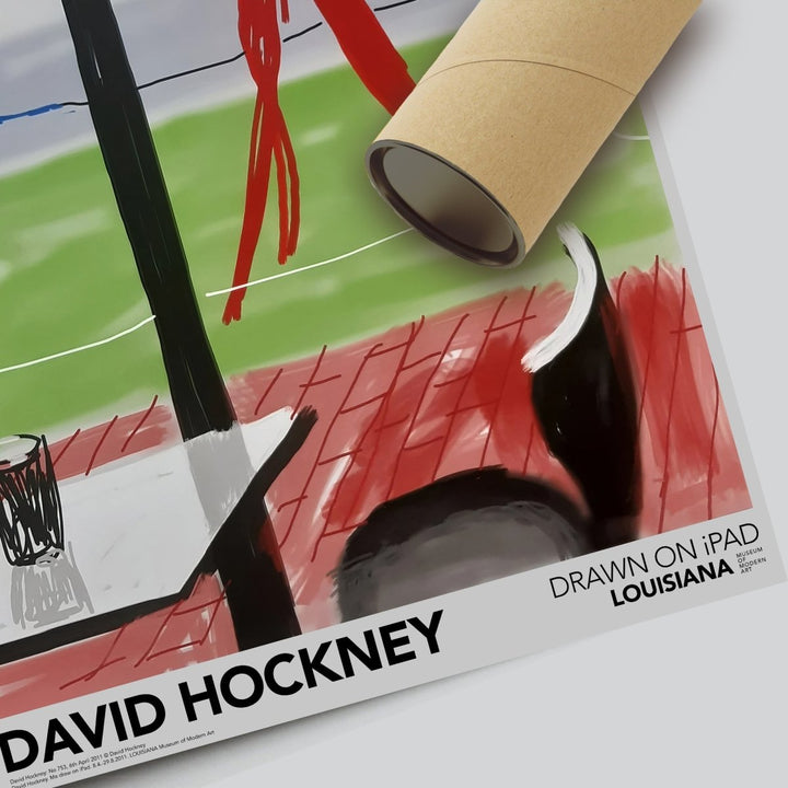 David Hockney "Me draw on Ipad" 2011 - Theposter