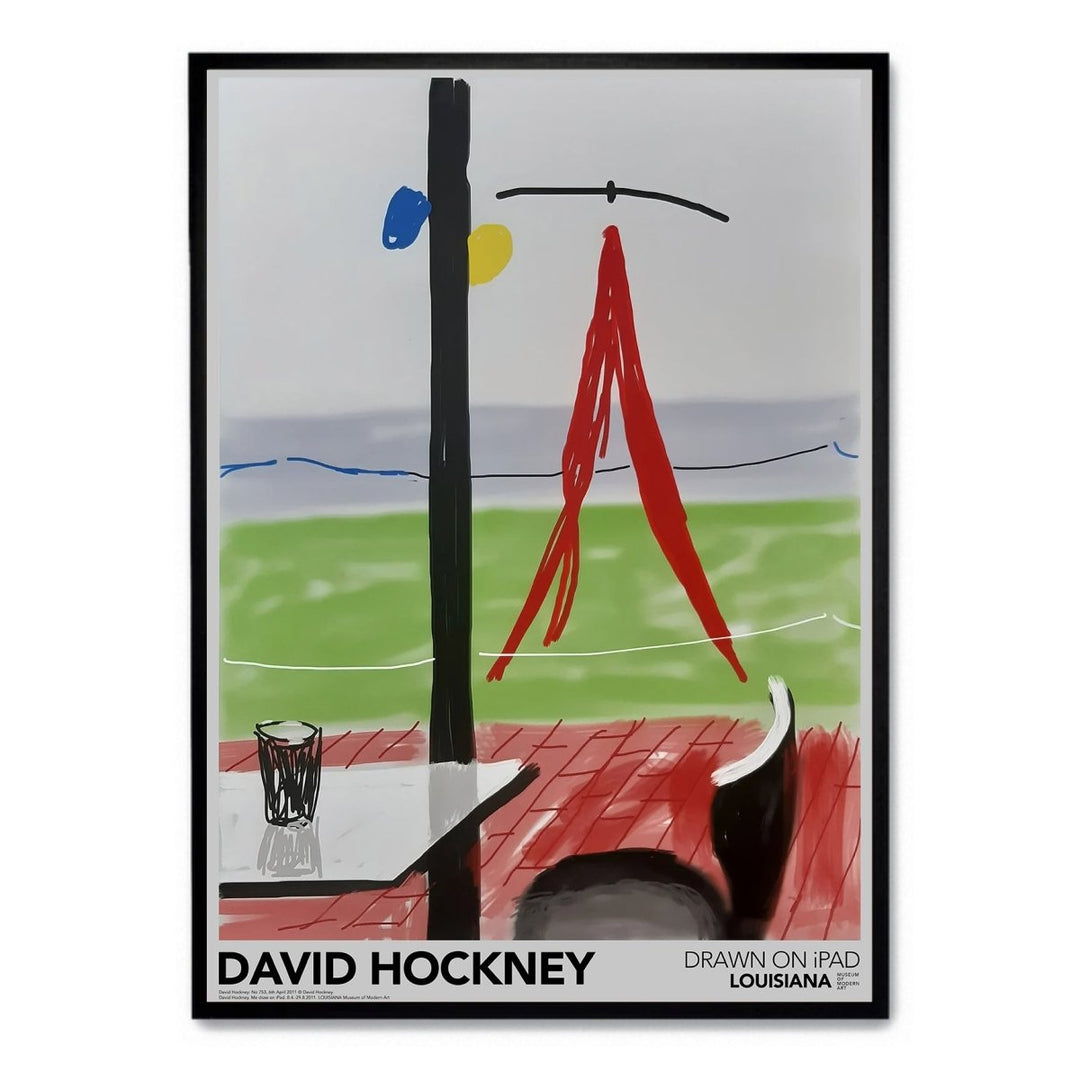 David Hockney "Me draw on Ipad" 2011 - Theposter