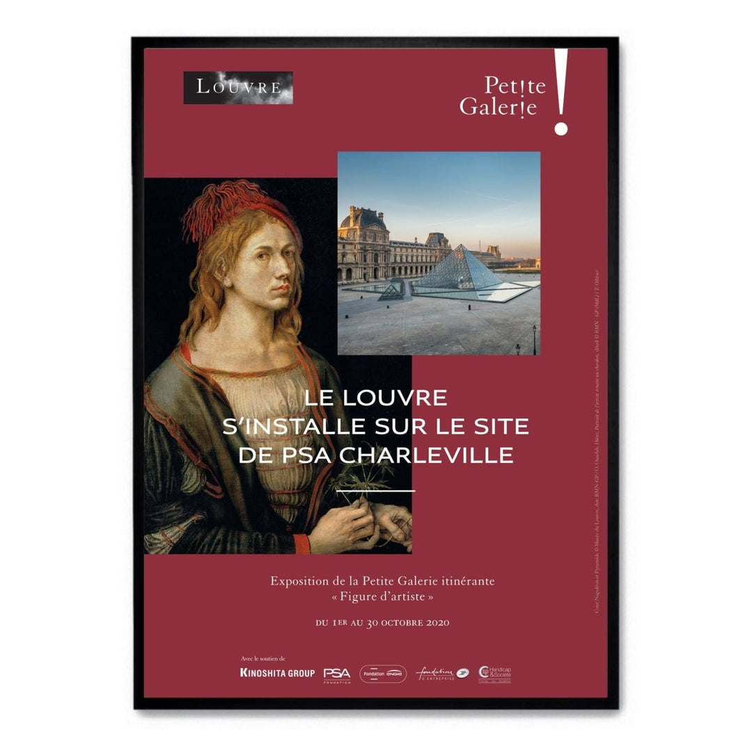 'Figure d'artiste' The Louvre PSA Charleville - Theposter