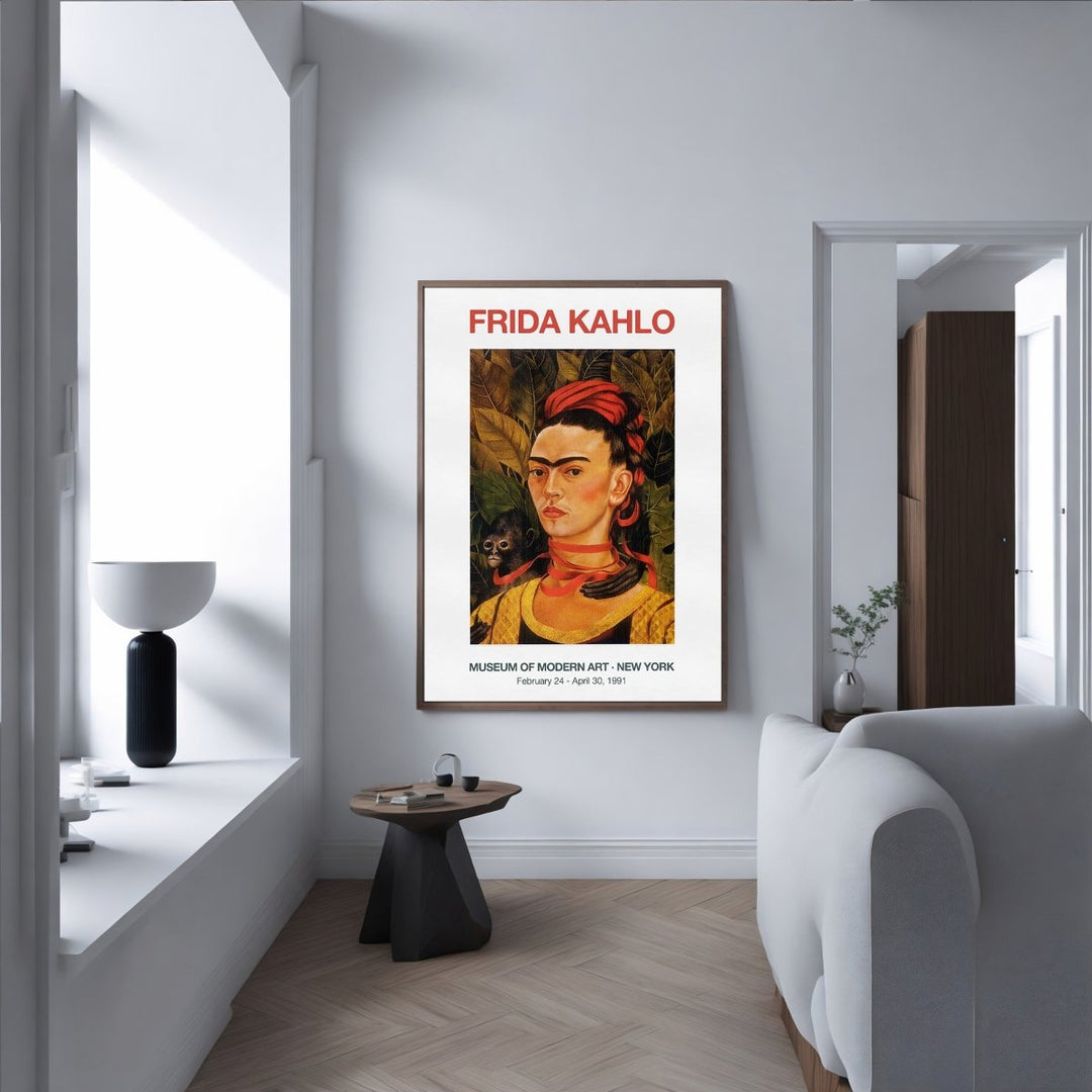 Frida Kahlo, Self - portrait with Monkey (1991) - Theposter