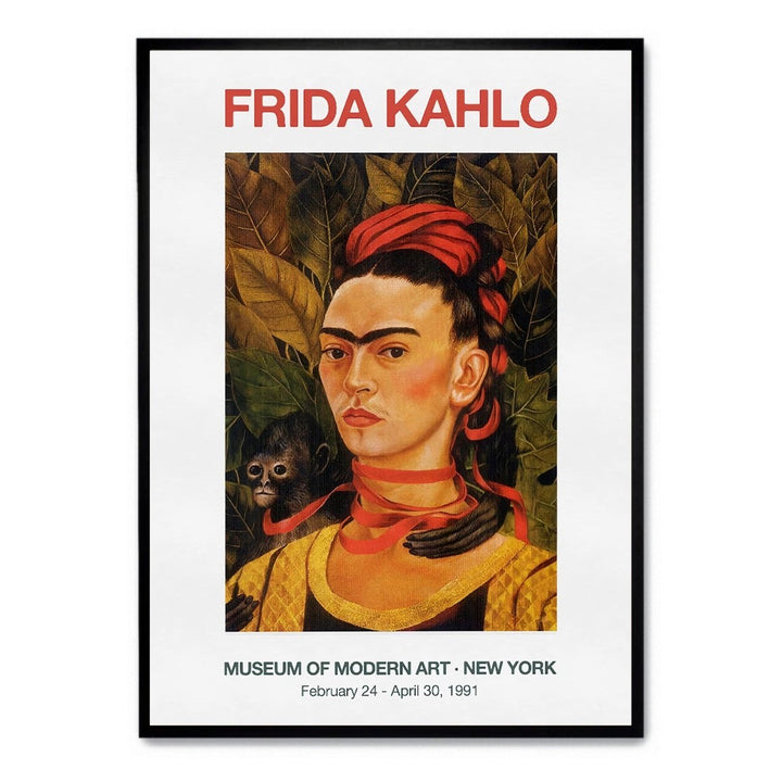 Frida Kahlo, Self - portrait with Monkey (1991) - Theposter