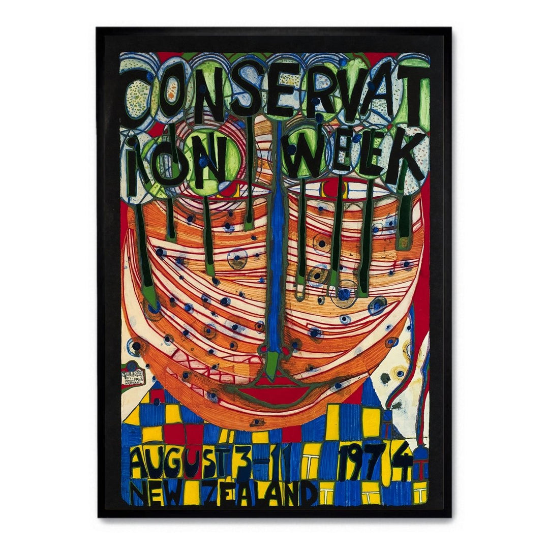 Friedrich Stowasser - Conservation Week (1974) - Theposter