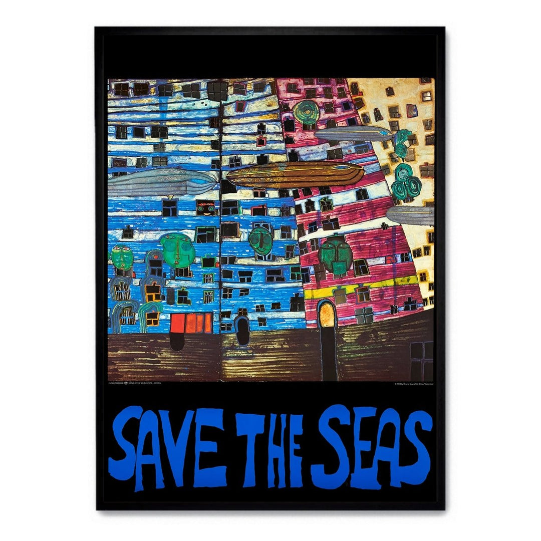 Friedrich Stowasser - Save the seas (1984) - Theposter