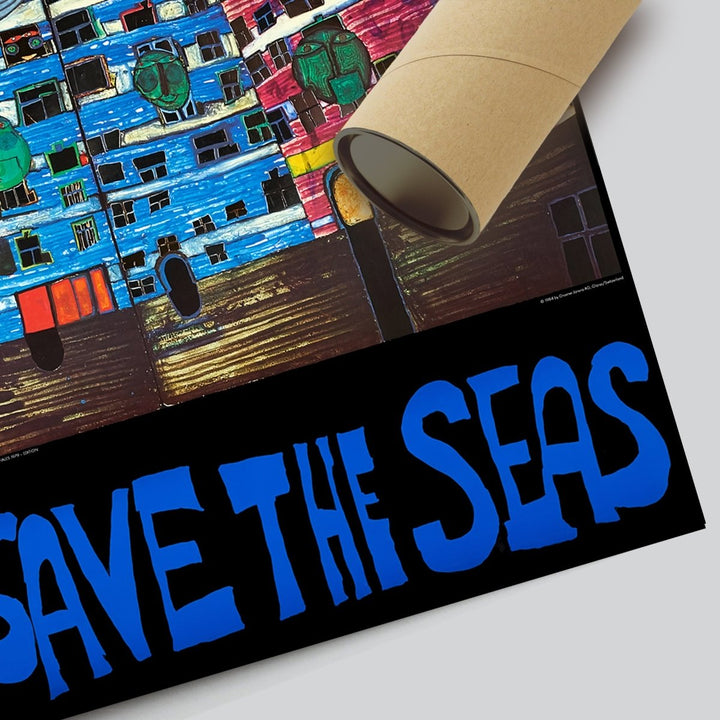 Friedrich Stowasser - Save the seas (1984) - Theposter