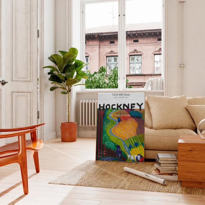 'Hockney 60 Years of Work' Exhibition at Tate - Theposter