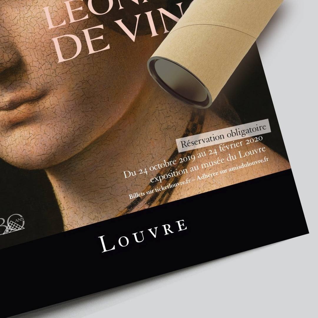 Leonardo da Vinci at the Musée du Louvre - Theposter