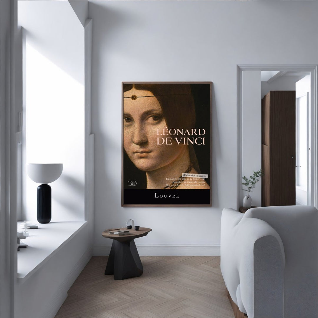 Leonardo da Vinci at the Musée du Louvre - Theposter