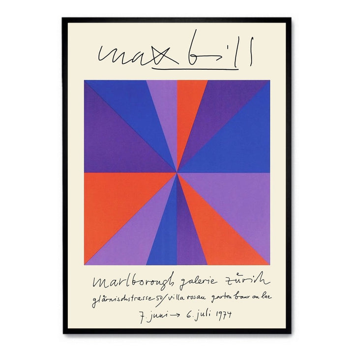 Max Bill Marlborough Zürich (1974) - Theposter