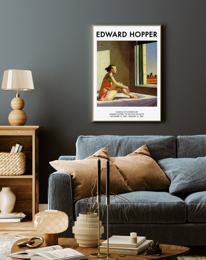 Edward Hopper "Morning Sun" Poster