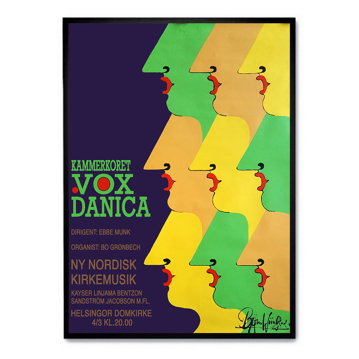 Vox Danica Concert Poster - Modern Art