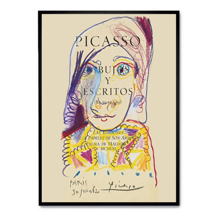 Pablo Picasso - Homme chapeauté - Theposter