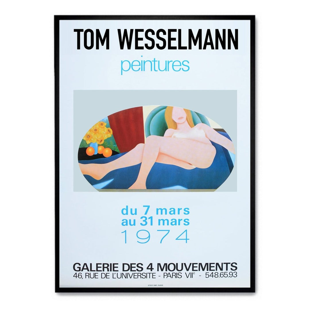 Tom Wesselmann, 'Peintures' 1974 - Theposter