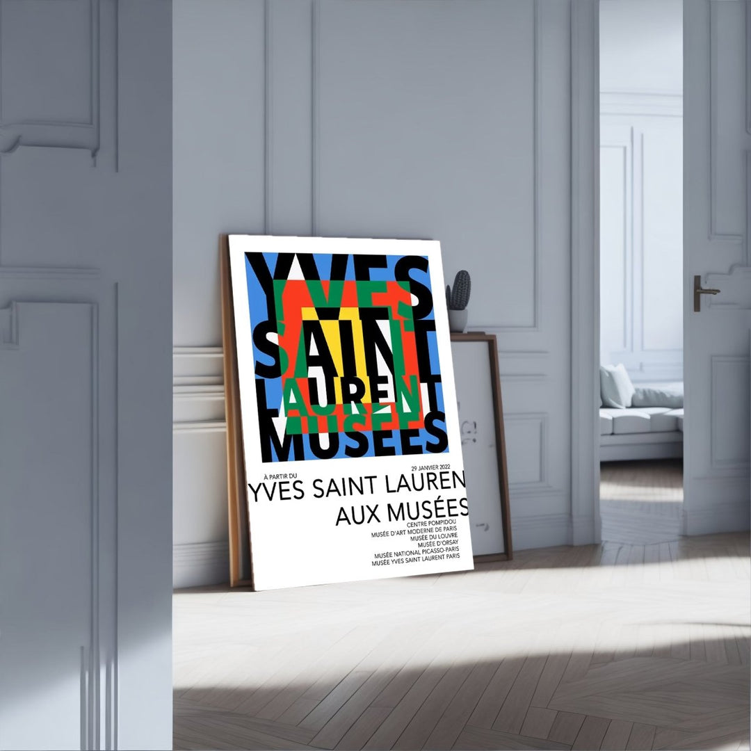 Yves Saint Laurent Aux Musées Poster - Theposter