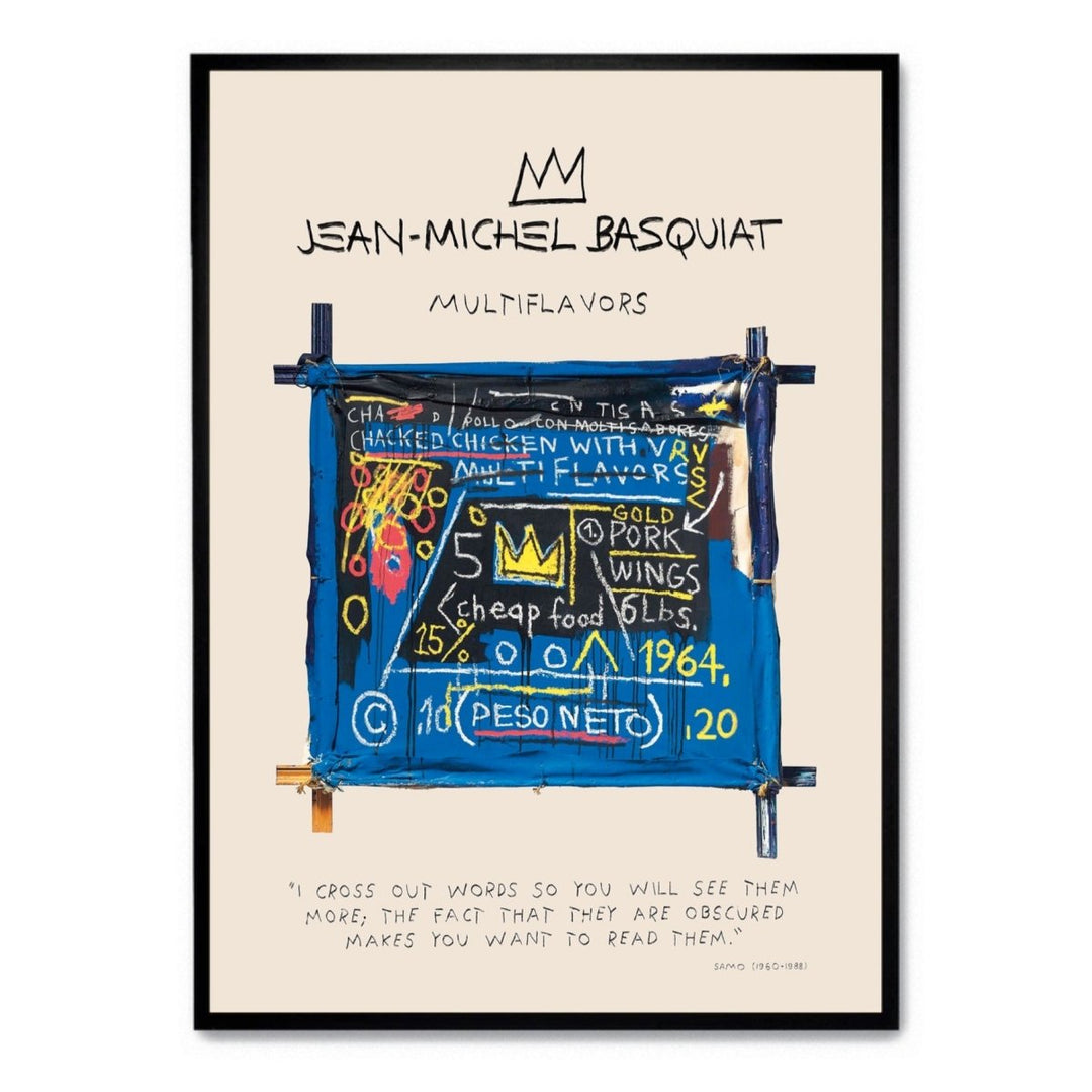 Basquiat Multiflavors - Theposter