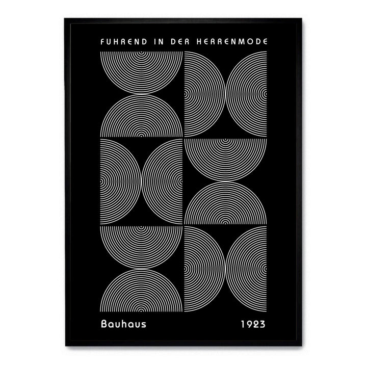 Bauhaus Black Patterns - Theposter