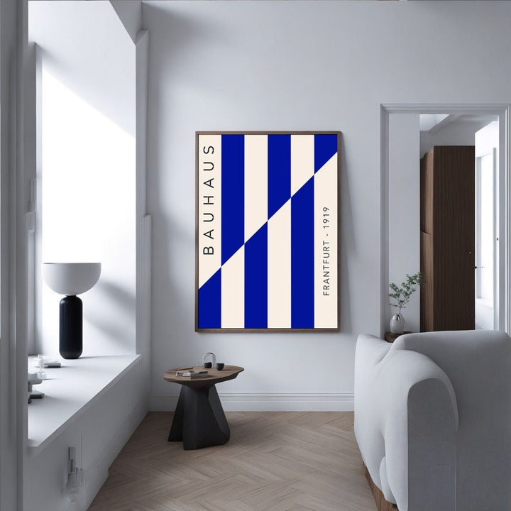 Bauhaus Blue Lines - Theposter