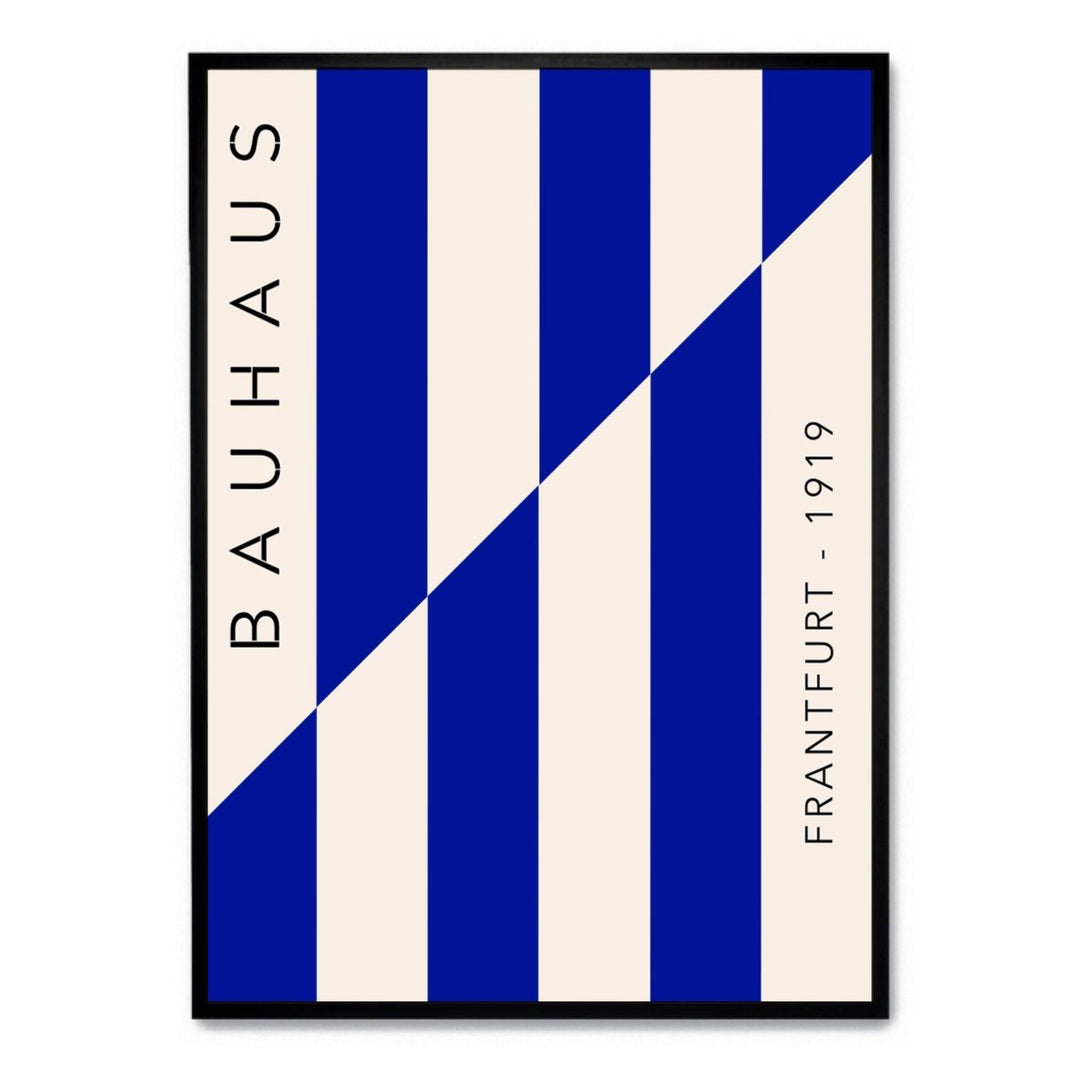 Bauhaus Blue Lines - Theposter