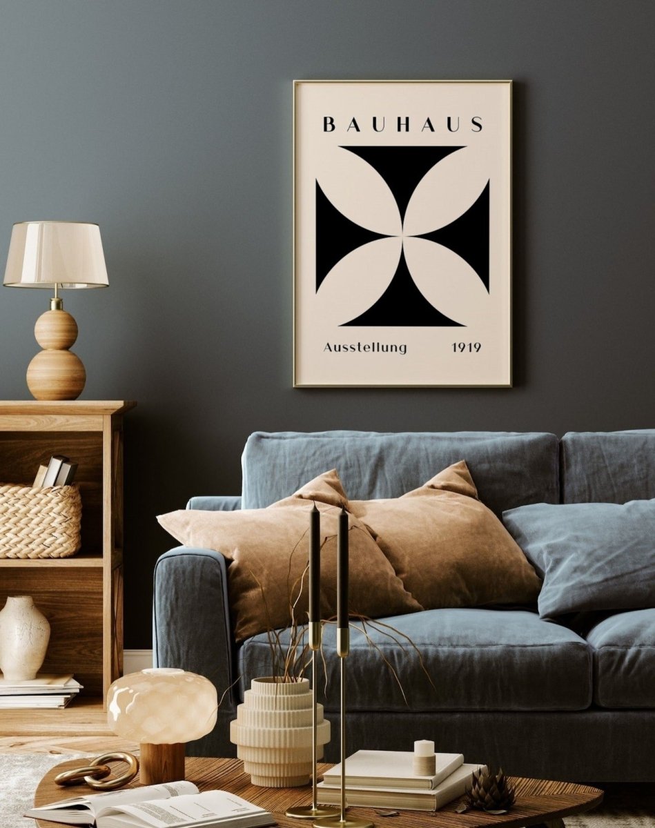 Bauhaus Leaf Pattern - Theposter