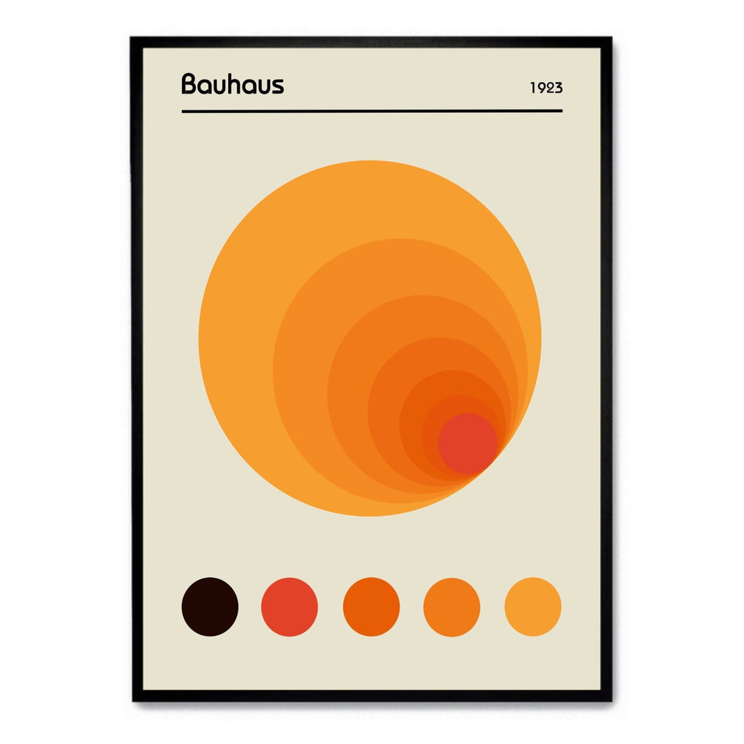 Bauhaus Orange Tunnel - Theposter