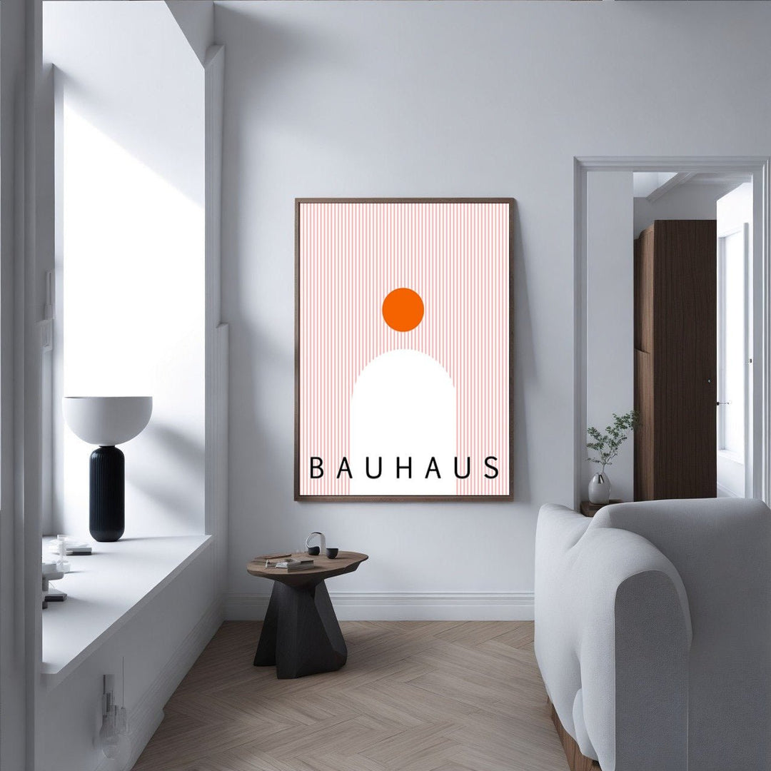 Bauhaus Pink Arch - Theposter