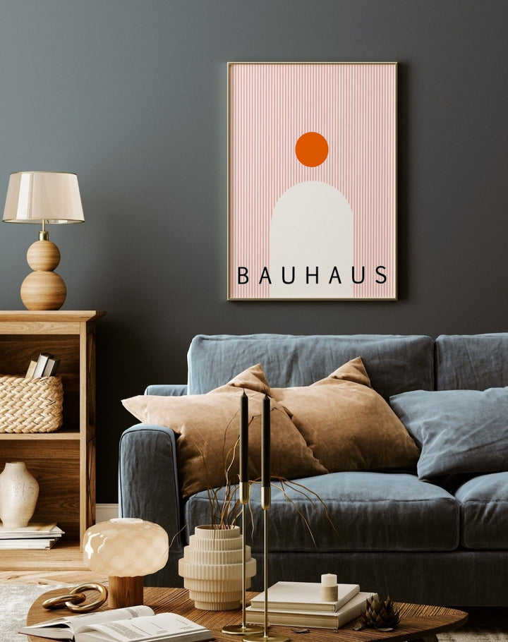 Bauhaus Pink Arch - Theposter