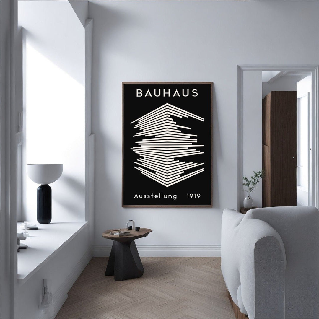 Bauhaus Structure Black - Theposter