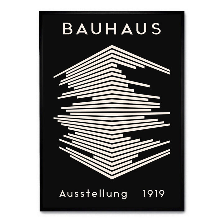 Bauhaus Structure Black - Theposter