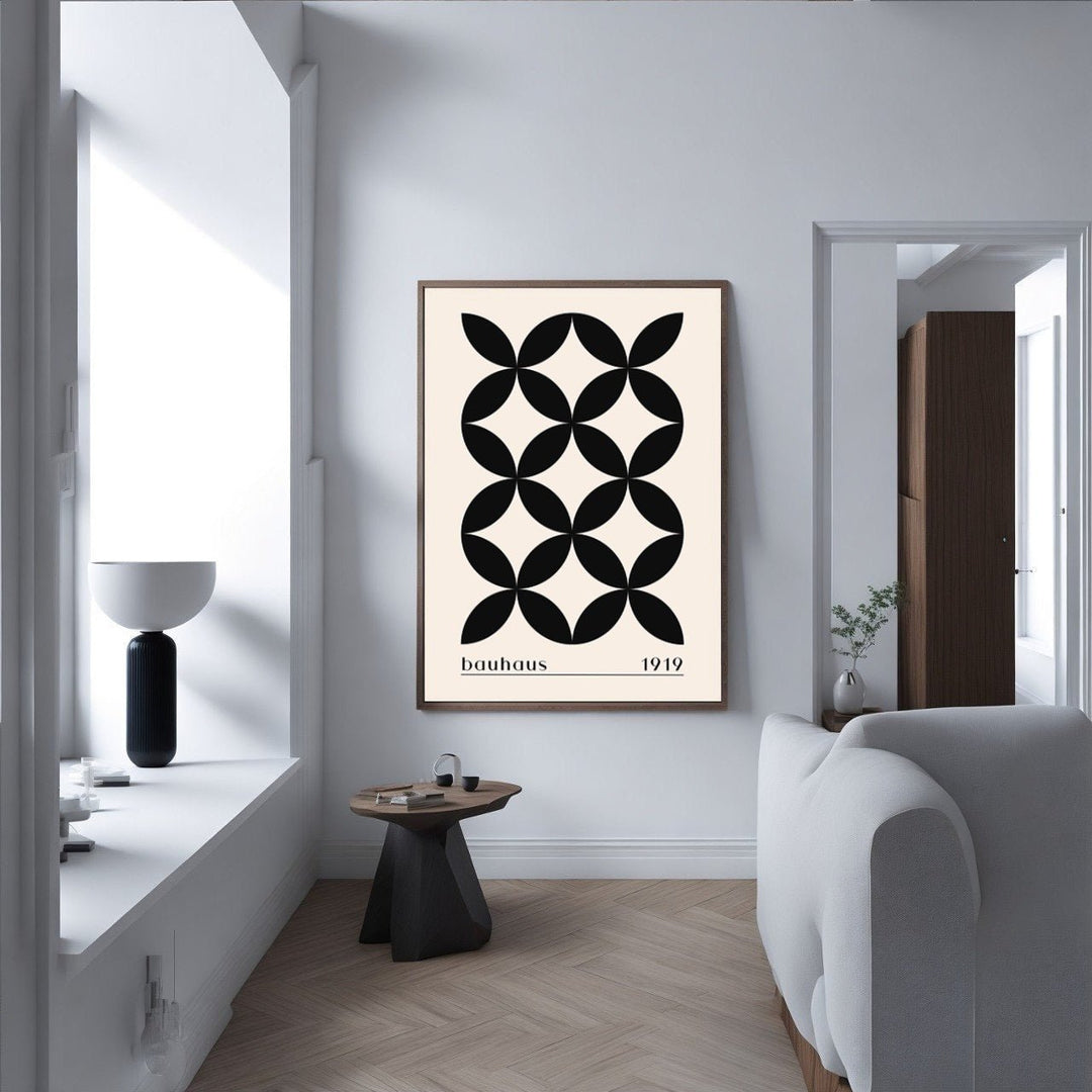 Bauhaus White Asymmetry - Theposter