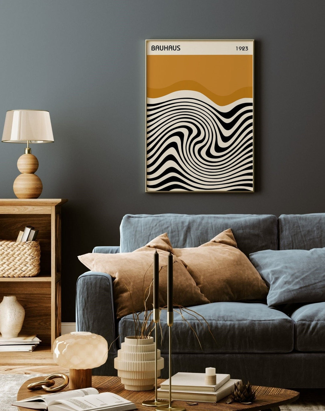 Bauhaus Yellow Stripes - Theposter