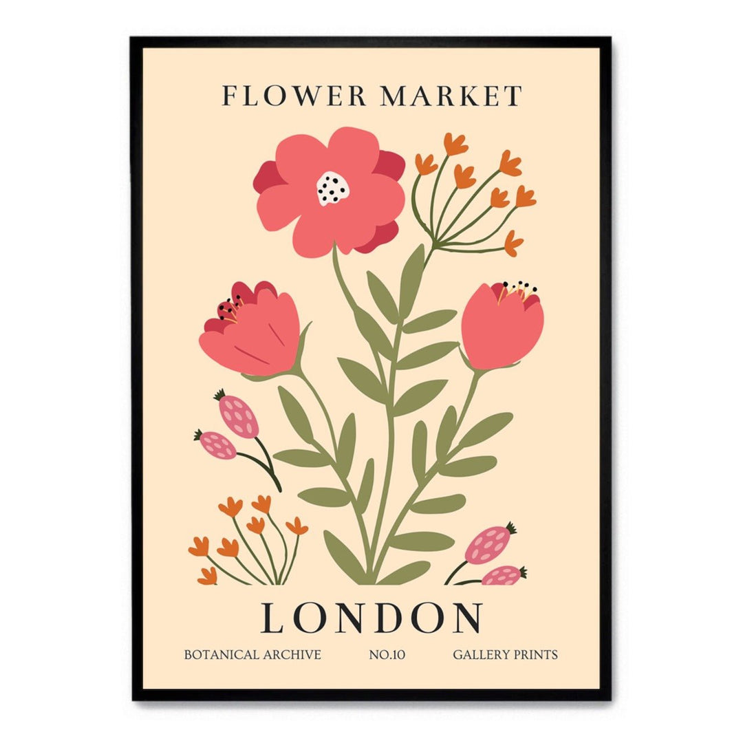 Flowers Market London - Theposter