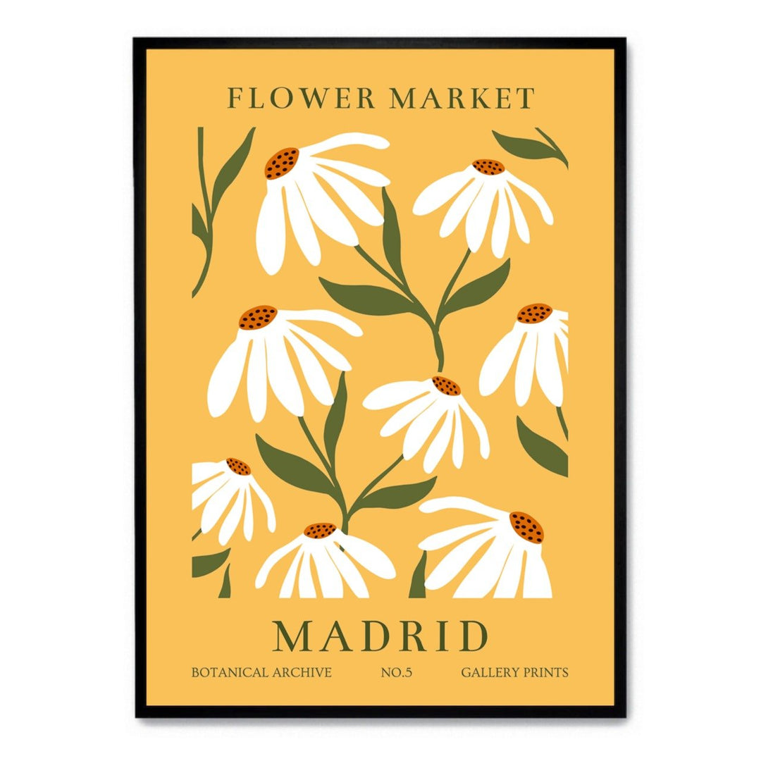 Flowers Market Madrid - Theposter