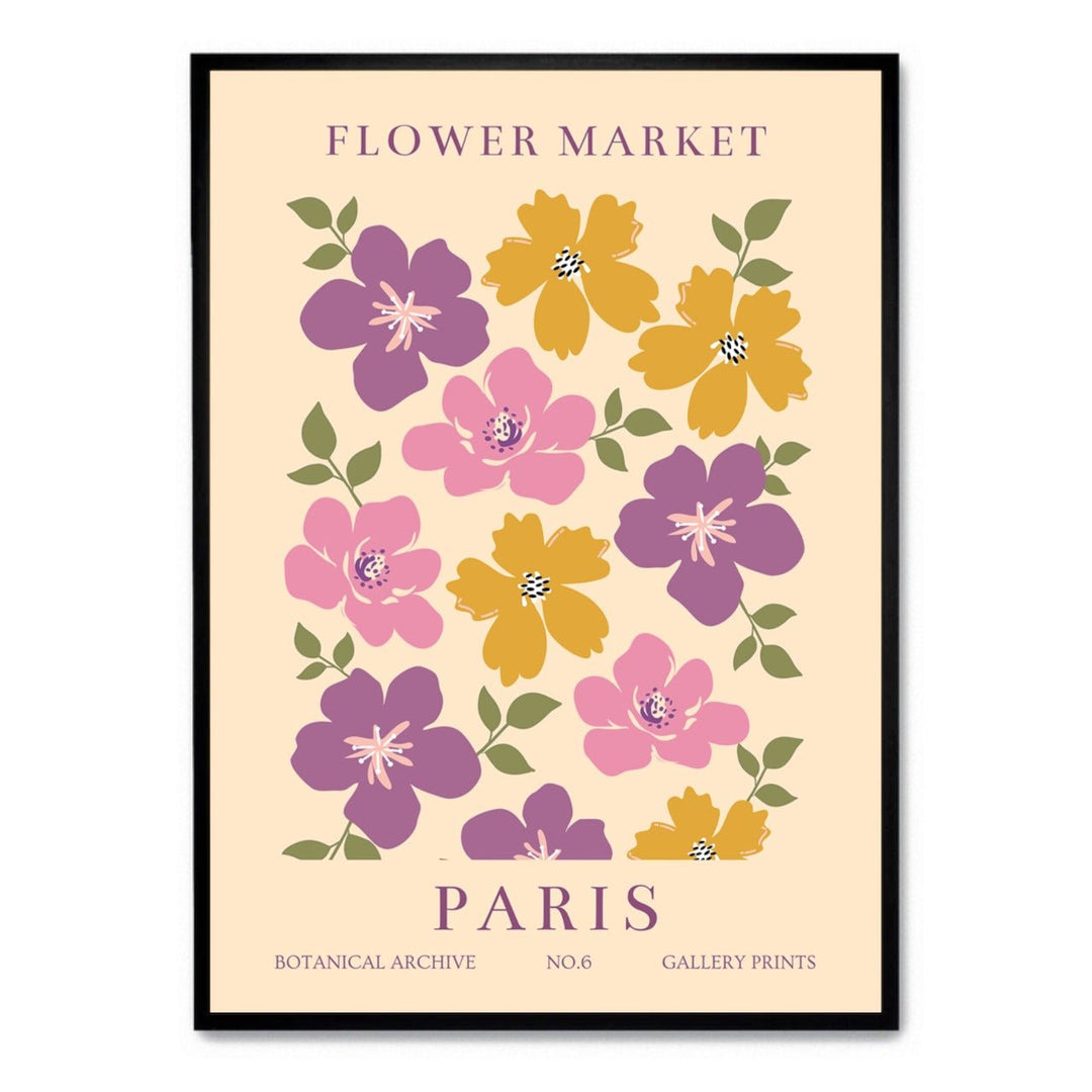 Flowers Market Paris - Theposter