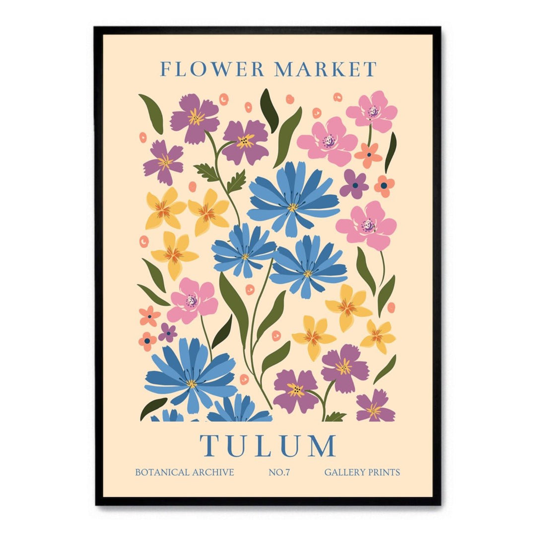 Flowers Market Tulum - Theposter