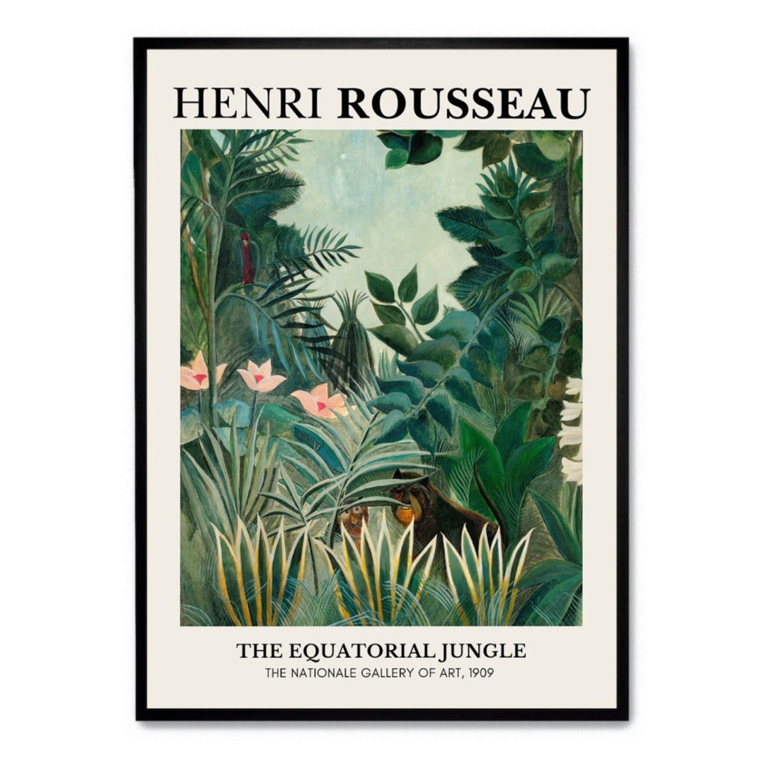 Henri Rousseau The Jungle - Theposter
