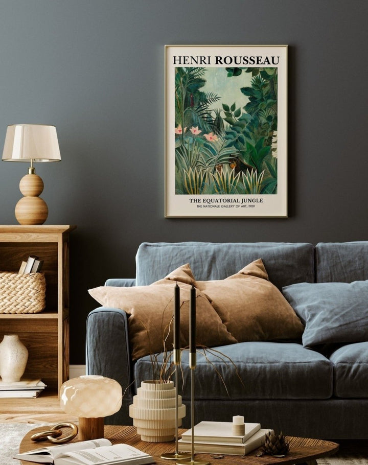 Henri Rousseau The Jungle - Theposter