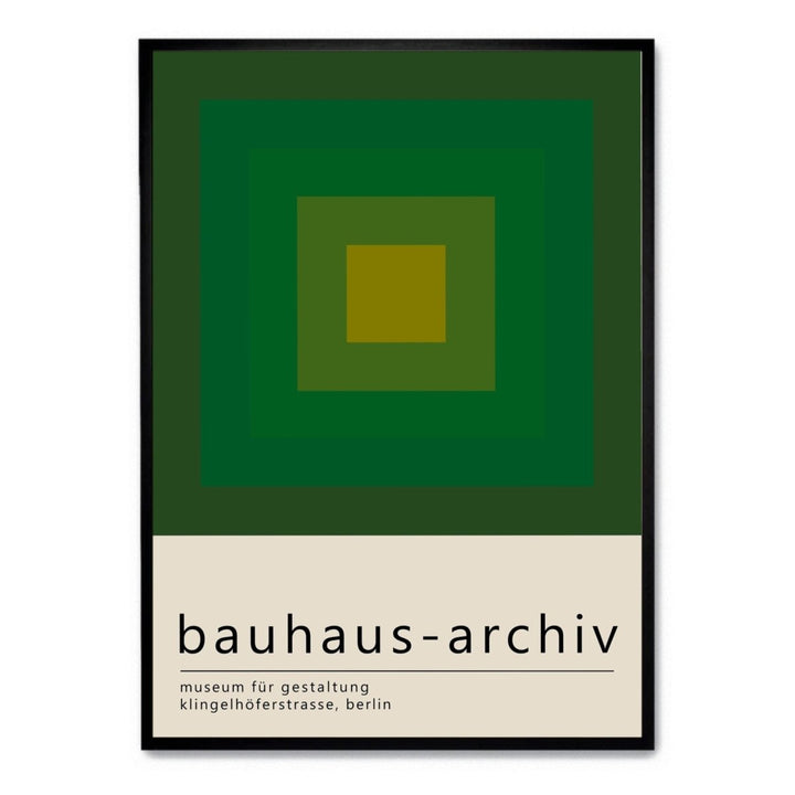 Joseph Albers Homage to the Square Green - Theposter