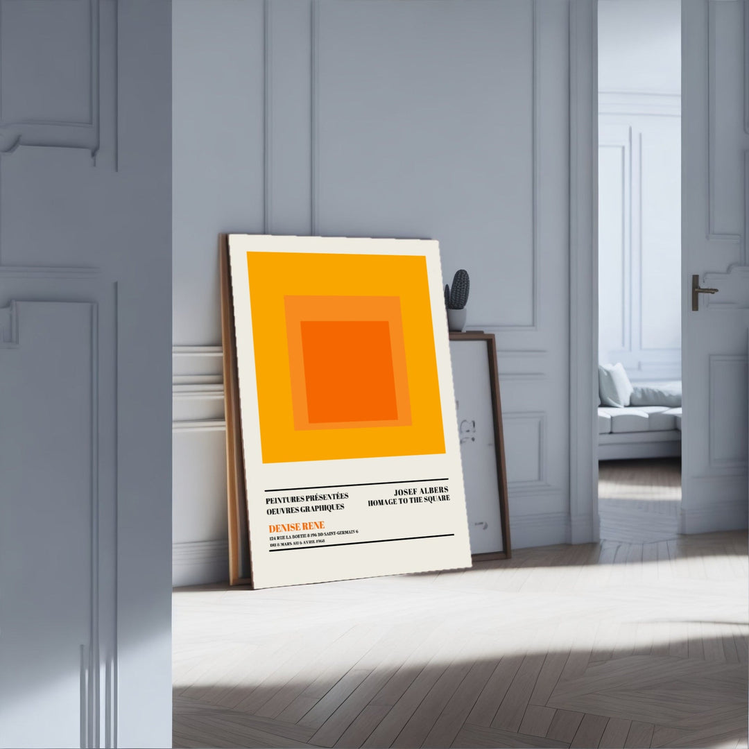 Joseph Albers Orange - Theposter