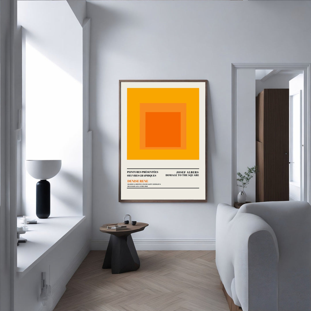 Joseph Albers Orange - Theposter