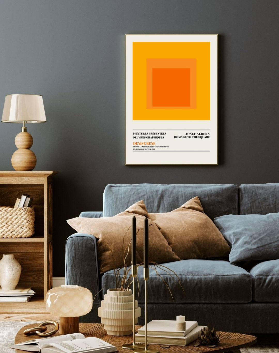 Joseph Albers Orange - Theposter