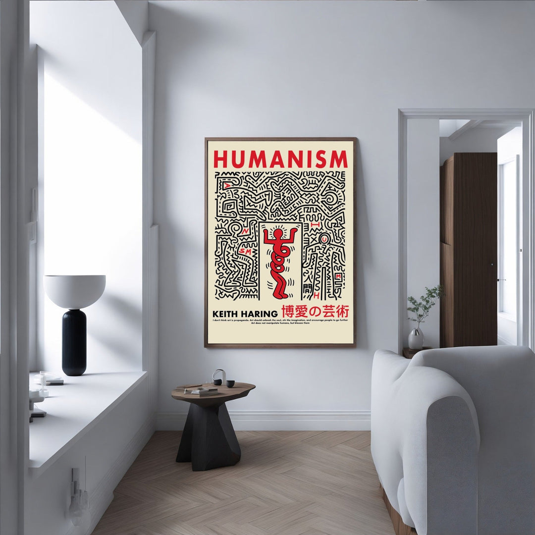 Keith Haring Humanism - Theposter