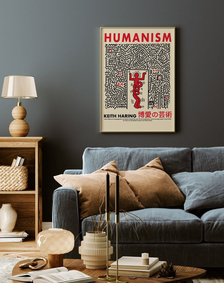 Keith Haring Humanism - Theposter