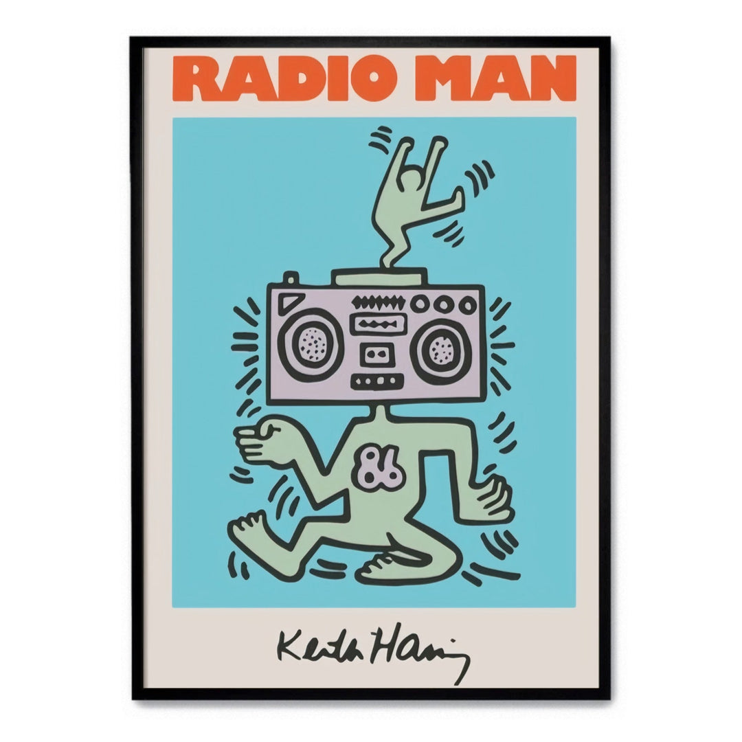 Keith Haring Radio Man - Theposter