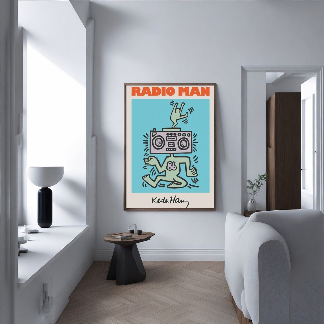 Keith Haring Radio Man - Theposter