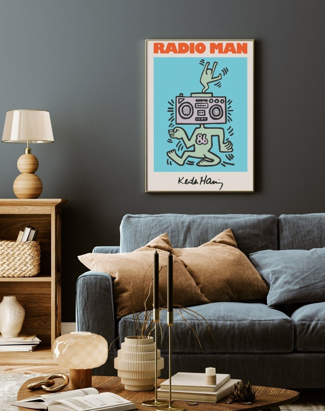 Keith Haring Radio Man - Theposter