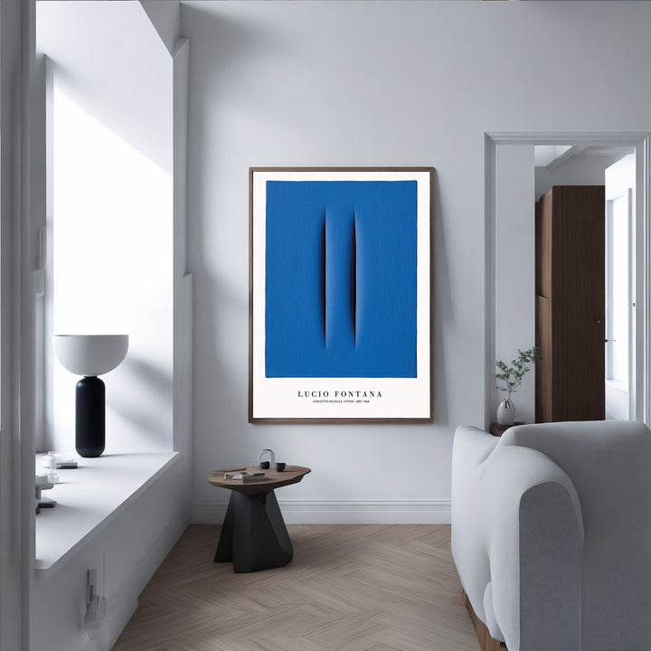 Lucio Fontana Blue - Theposter